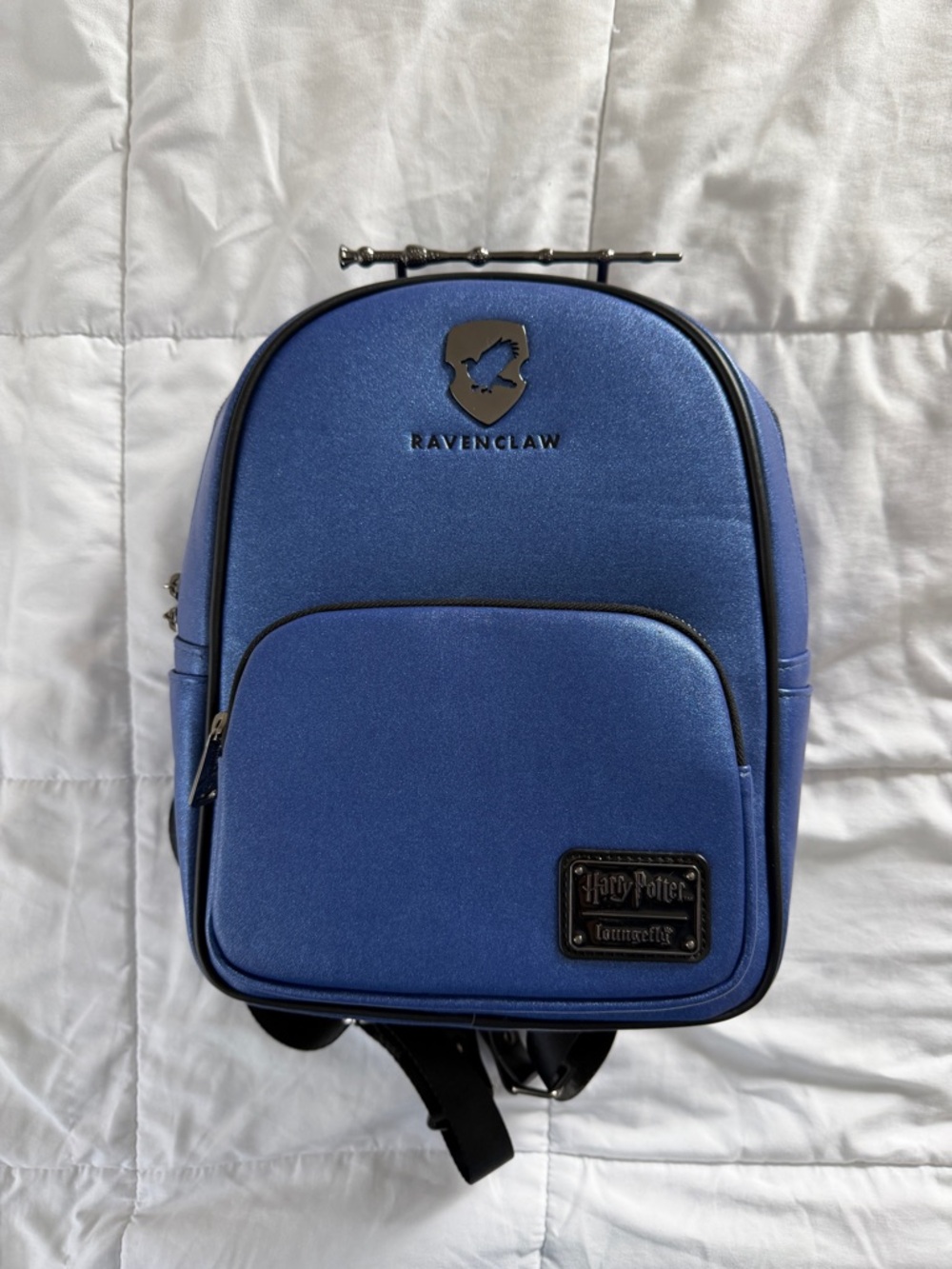 Warner Bros. Ravenclaw Metallic Blue Mini Backpack